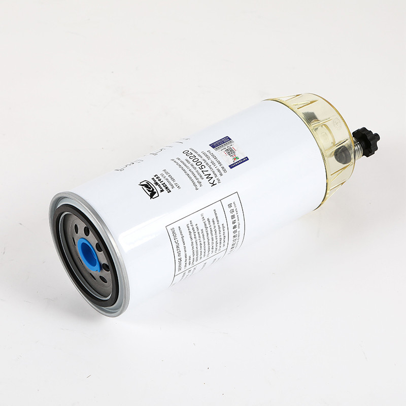 ตําแหน่งการติดตั้ง Spin On Fuel Water Separating Filter สําหรับระบบเครื่องยนต์ KW7500220