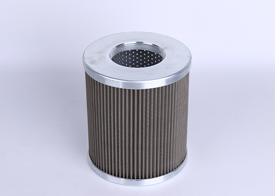 Folding Excavator Hydraulic Filter , Oil Filter Element SS304 SS316 Material